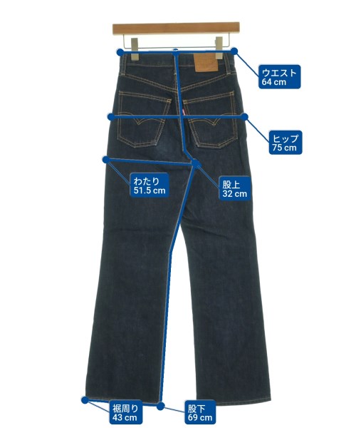 Levi's（リーバイス）デニムパンツ 紺 サイズ:24(S位) レディース/2200620198103