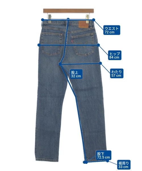 Levi's（リーバイス）デニムパンツ 青 サイズ:27(M位) レディース/2200634394461