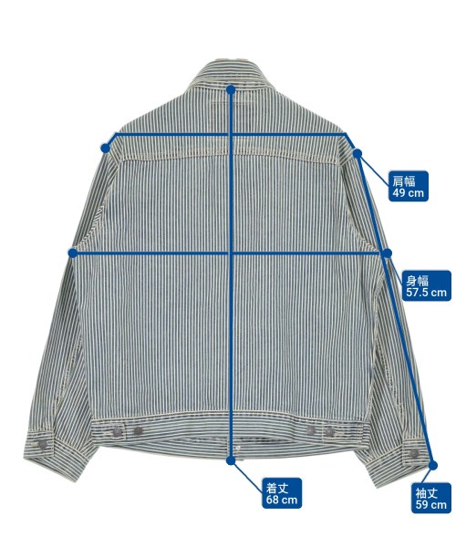 Levi's（リーバイス）カバーオール 紺 サイズ:S メンズ/2200606566018