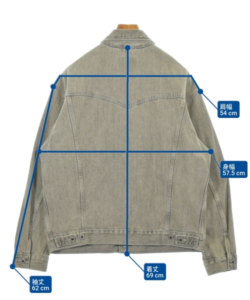 Levi's（リーバイス）デニムジャケット グレー サイズ:M メンズ/2200604537034