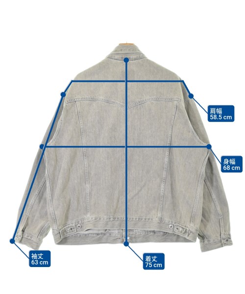 Levi's（リーバイス）デニムジャケット グレー サイズ:XL メンズ/2200610935039