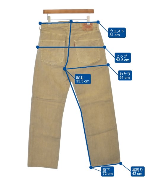 Levi's（リーバイス）デニムパンツ ベージュ サイズ:32(L位) メンズ/2200611810038