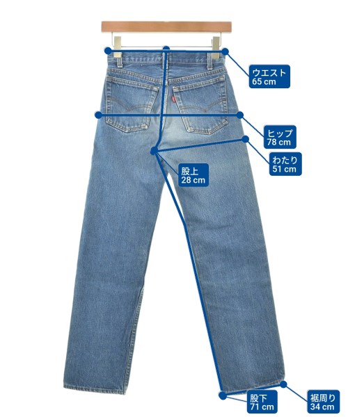 Levi's（リーバイス）デニムパンツ 紺 サイズ:27(M位) レディース/2200614554090