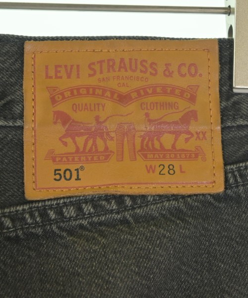 Levi's（リーバイス）デニムパンツ 黒 サイズ:28(L位) レディース/2200609201015