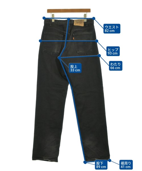 Levi's（リーバイス）デニムパンツ 黒 サイズ:32(L位) メンズ/2200603270130