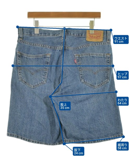 Levi's（リーバイス）ショートパンツ 青 サイズ:34(XL位) メンズ/2200615206042
