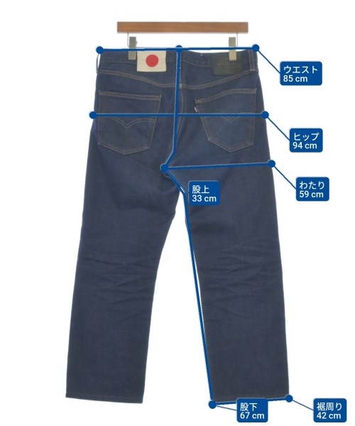 LEVI'S MADE&CRAFTED（リーバイスメイドアンドクラフテッド）デニムパンツ 紺 サイズ:32(L位) メンズ/2200615584096