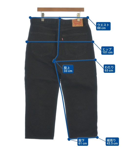 Levi's（リーバイス）デニムパンツ 黒 サイズ:36(XXL位) メンズ/2200615782072
