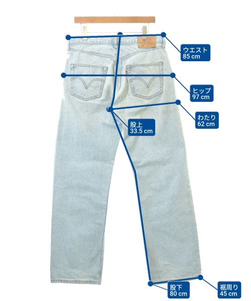 Levi's（リーバイス）デニムパンツ 青 サイズ:34(XL位) メンズ/2200616623060