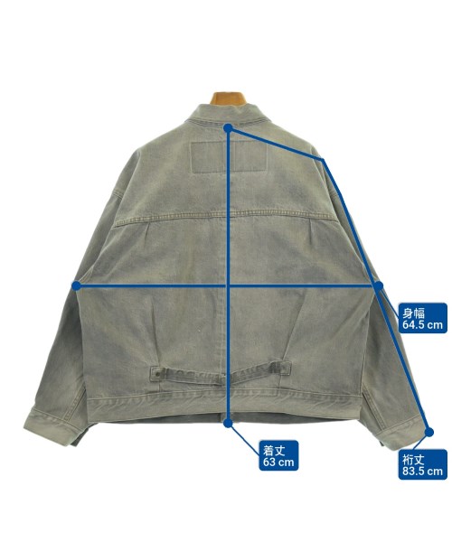 Levi's（リーバイス）デニムジャケット グレー サイズ:M メンズ/2200618637010