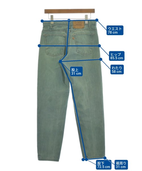 Levi's（リーバイス）デニムパンツ 緑 サイズ:30(M位) メンズ/2200619165017