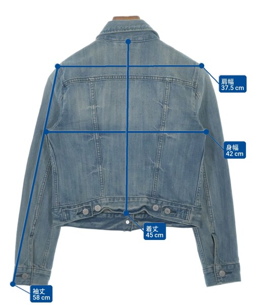 Levi's（リーバイス）デニムジャケット 青 サイズ:XS レディース/2200619228040