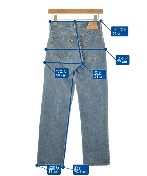 Levi's（リーバイス）デニムパンツ 青 サイズ:27(L位) レディース/2200607795110