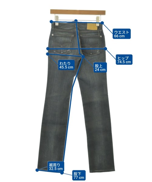 Levi's（リーバイス）デニムパンツ 紺 サイズ:27(M位) レディース/2200604773036