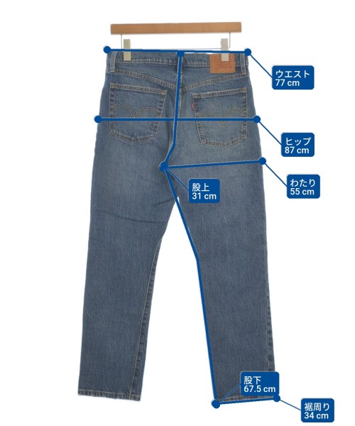 Levi's（リーバイス）デニムパンツ 青 サイズ:29(L位) レディース/2200606248013