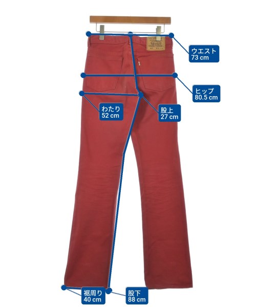 Levi's（リーバイス）デニムパンツ 赤 サイズ:29(S位) メンズ/2200606326049