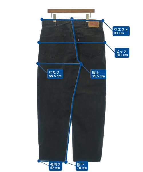 Levi's（リーバイス）デニムパンツ 黒 サイズ:38(XXL位) メンズ/2200606801027
