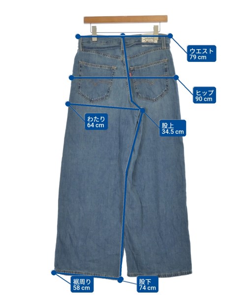 Levi's（リーバイス）デニムパンツ 紺 サイズ:27(M位) レディース/2200602993023