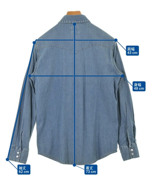 Levi's（リーバイス）カジュアルシャツ 青 サイズ:S メンズ/2200607715217