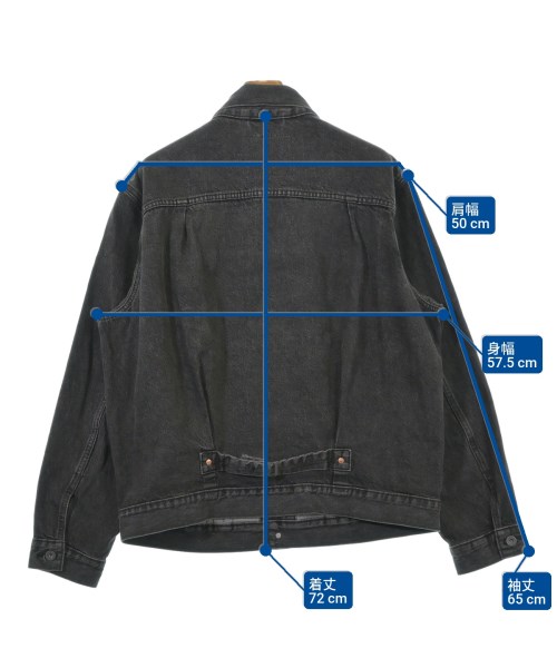 Levi's（リーバイス）デニムジャケット 黒 サイズ:M メンズ/2200607759013