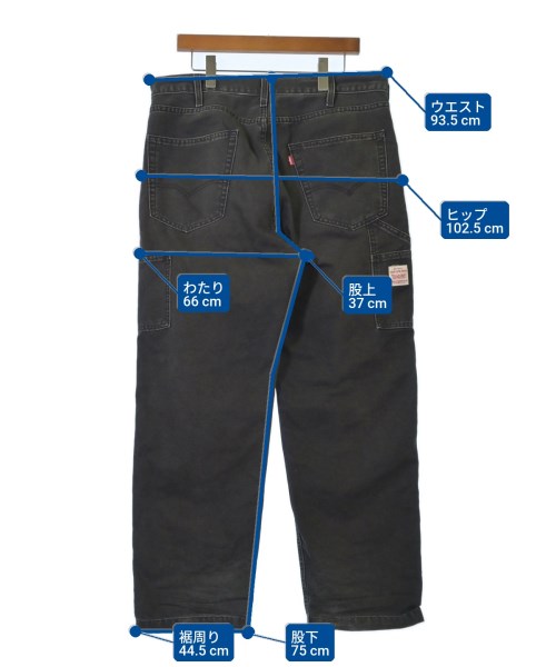 Levi's（リーバイス）デニムパンツ 黒 サイズ:34(XL位) メンズ/2200608802015