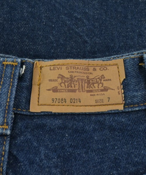 Levi's（リーバイス）ひざ丈スカート 紺 サイズ:7(S位) レディース/2200608732039