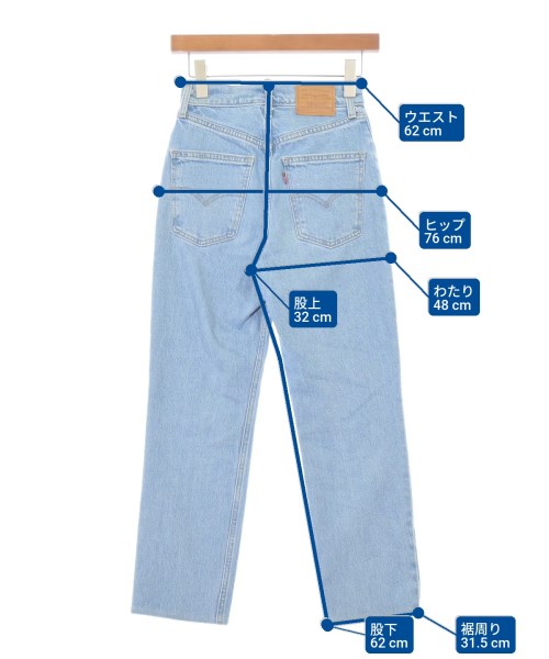 Levi's（リーバイス）デニムパンツ 青 サイズ:24(S位) レディース/2200568324091