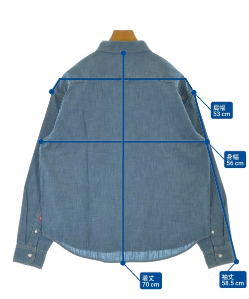 Levi's（リーバイス）カジュアルシャツ 青 サイズ:XS メンズ/2200670915026