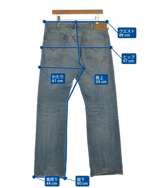 Levi's（リーバイス）デニムパンツ 青 サイズ:34(XL位) メンズ/2200674374058