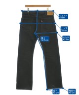Levi's（リーバイス）デニムパンツ 黒 サイズ:34(XL位) メンズ/2200674374065