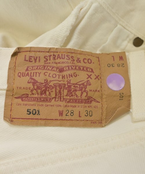 Levi's（リーバイス）デニムパンツ 白 サイズ:28(S位) メンズ/2200671312084