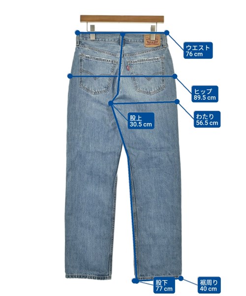 Levi's（リーバイス）デニムパンツ 青 サイズ:27(XS位) レディース/2200671703028