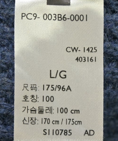 Levi's（リーバイス）ニット・セーター 青 サイズ:L メンズ/2200676241020