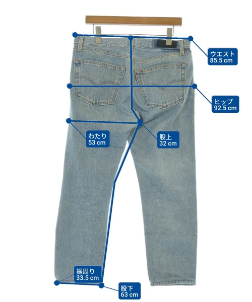 RE/DONE（リダン）デニムパンツ 青 サイズ:32(L位) メンズ/2200676442120