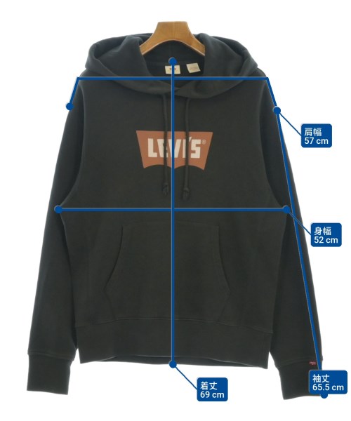 Levi's（リーバイス）パーカー 黒 サイズ:S メンズ/2200675297011