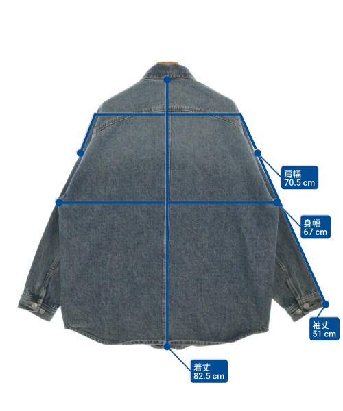 Levi's（リーバイス）カジュアルシャツ 青 サイズ:M メンズ/2200674969179