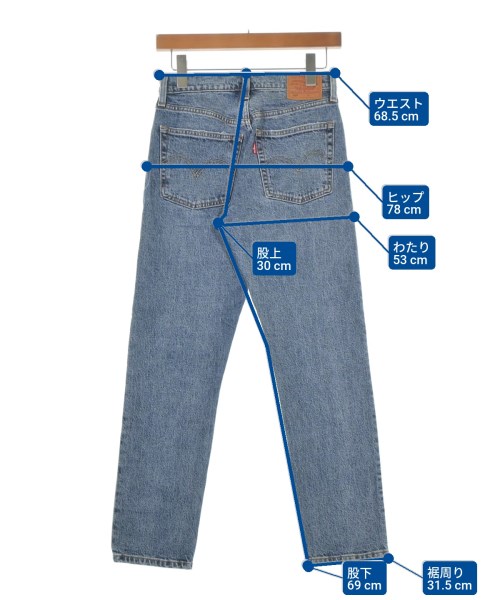 Levi's（リーバイス）デニムパンツ 青 サイズ:25(S位) レディース/2200675486026