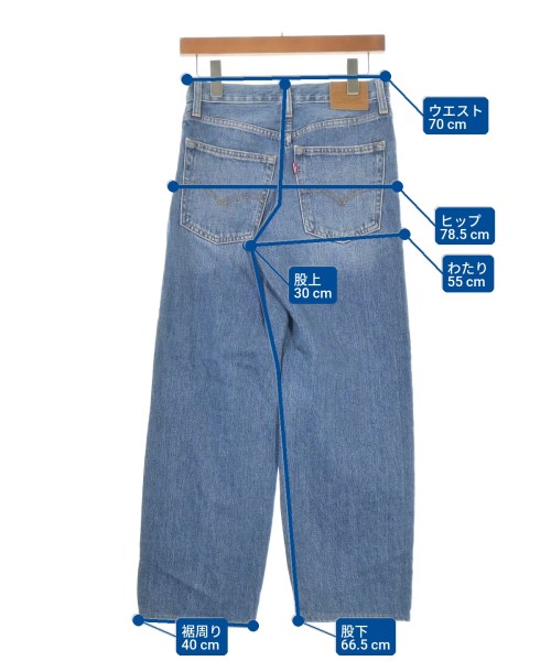 Levi's（リーバイス）デニムパンツ 青 サイズ:24(S位) レディース/2200678615010
