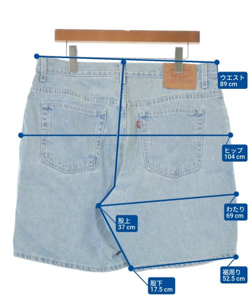 Levi's（リーバイス）ショートパンツ 青 サイズ:-(L位) メンズ/2200679129141