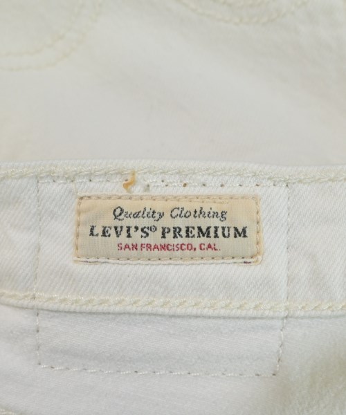 Levi's（リーバイス）デニムパンツ 白 サイズ:27(M位) レディース/2200679820031