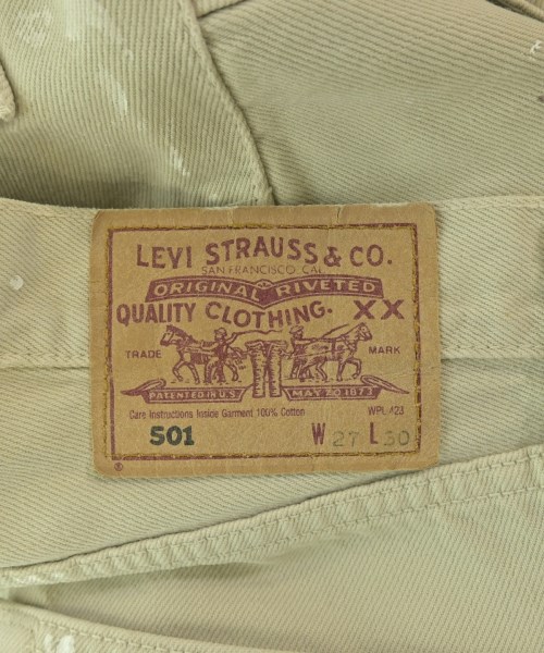 Levi's（リーバイス）デニムパンツ ベージュ サイズ:27(M位) レディース/2200678002049