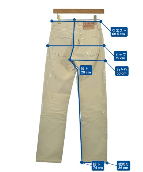 Levi's（リーバイス）デニムパンツ ベージュ サイズ:27(M位) レディース/2200678002049
