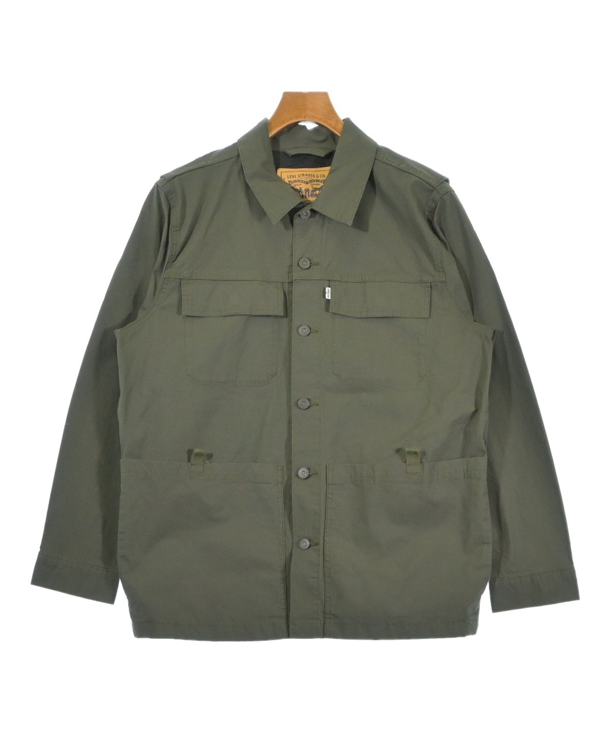 Levi's カーキ カバーオール L Levi's（リーバイス）カバーオール カーキ サイズ:M メンズ