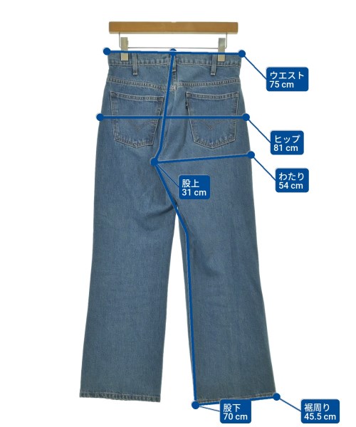 Levi's（リーバイス）デニムパンツ 青 サイズ:28(L位) レディース/2200680820044