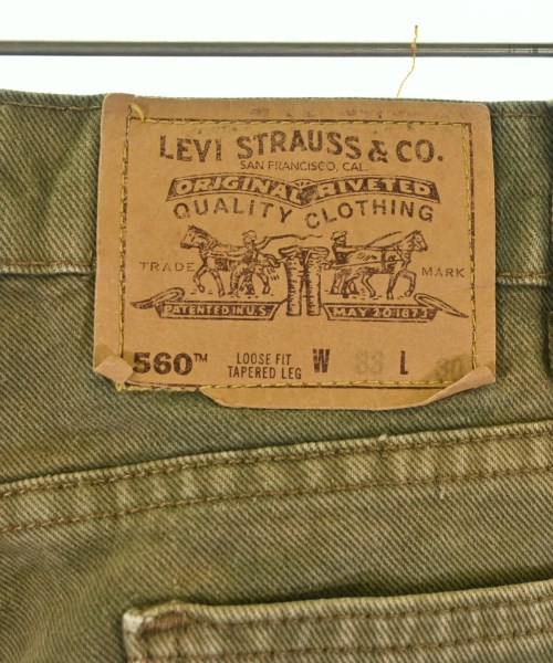 Levi's（リーバイス）デニムパンツ カーキ サイズ:33(L位) メンズ/2200680994011