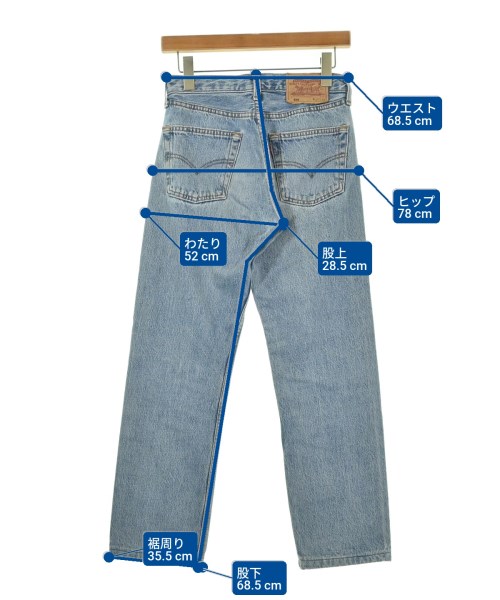 Levi's（リーバイス）デニムパンツ 青 サイズ:27(M位) レディース/2200681703018