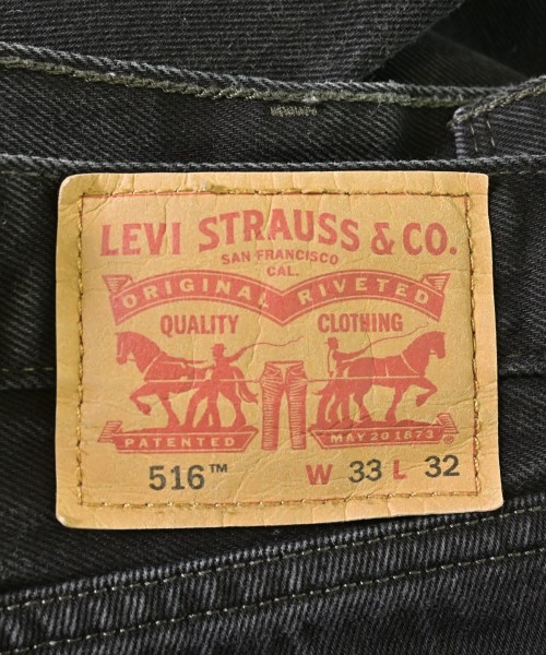 Levi's（リーバイス）デニムパンツ 黒 サイズ:33(L位) メンズ/2200681736047
