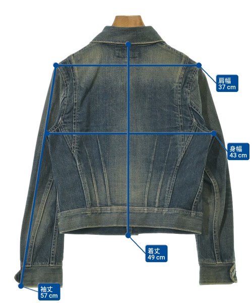 Levi's（リーバイス）デニムジャケット 青 サイズ:M レディース/2200690642025