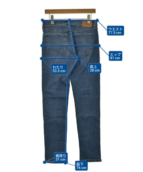 Levi's（リーバイス）デニムパンツ 青 サイズ:26(M位) レディース/2200695213039