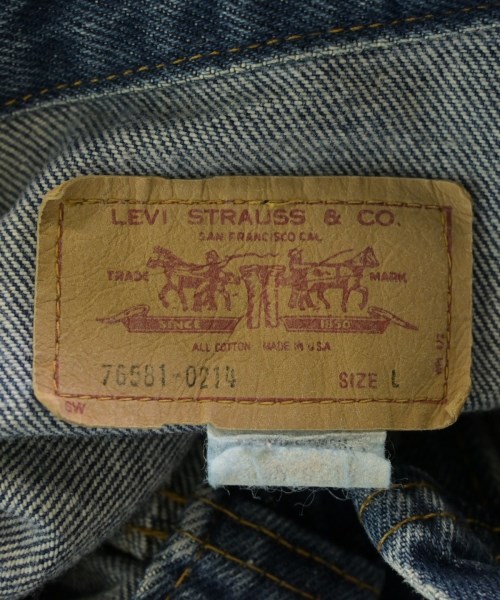 Levi's（リーバイス）デニムジャケット 紺 サイズ:L レディース/2200694591015